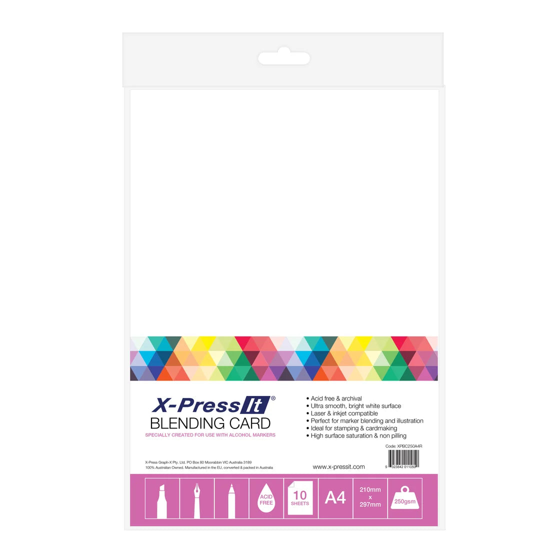 X-Press It Blending Card A4 250gsm