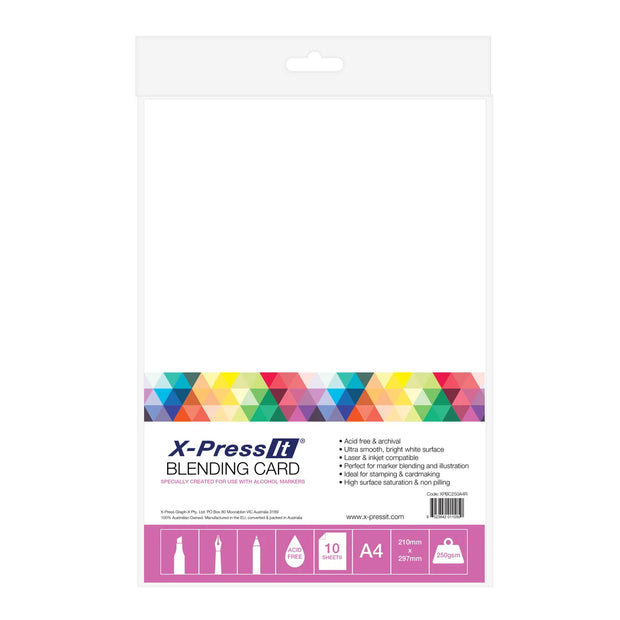 X-Press It Blending Card A4 250gsm