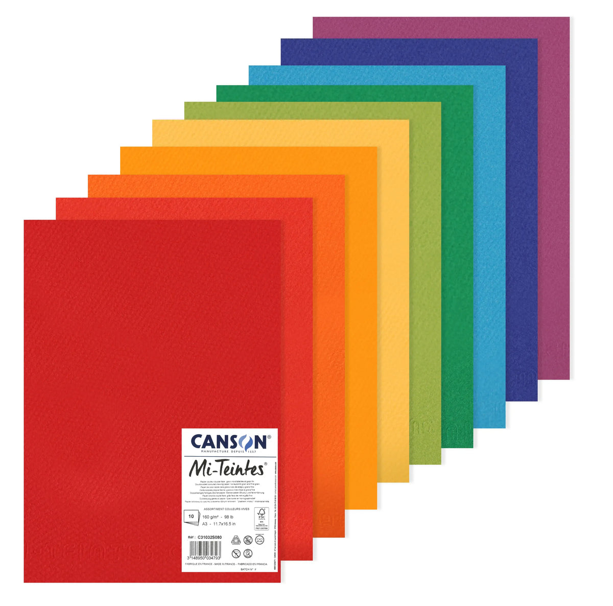 Canson Mi-Tientes Pastel Paper Pads 160gsm (20sht)