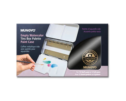 Mungyo Empty Watercolour Tin