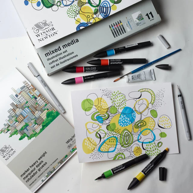 Winsor & Newton mixed media illustration set