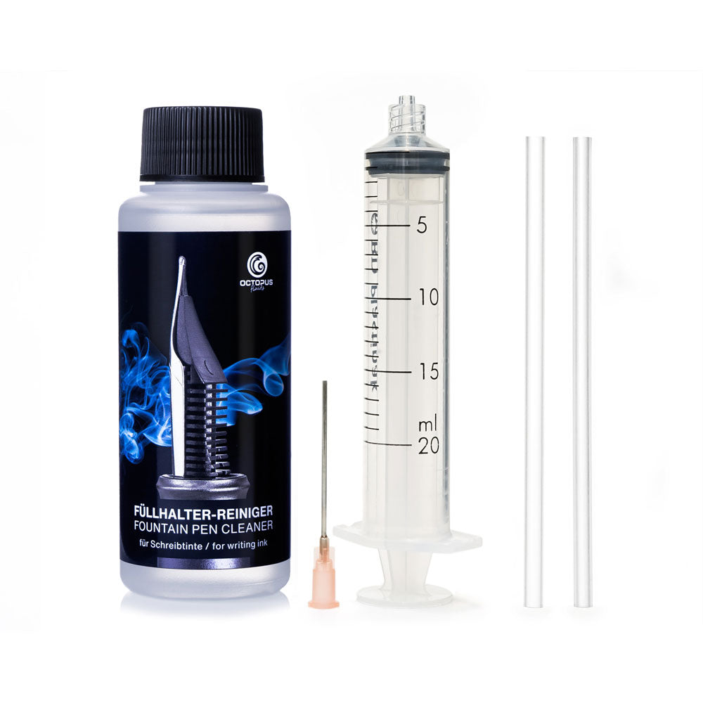 Octopus Fluids Write and Draw Inks 50ml & Fountain Pen Cleaning Set