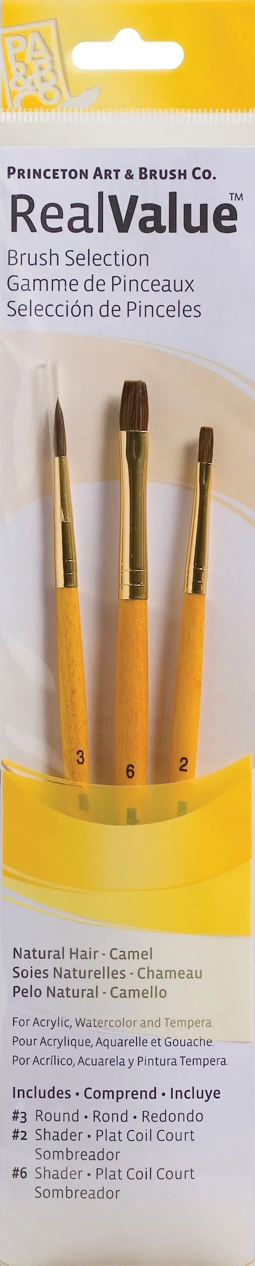 Princeton Real Value Brush Packs