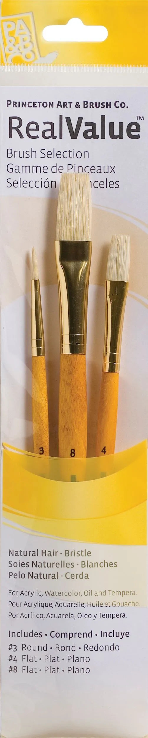 Princeton Real Value Brush Packs