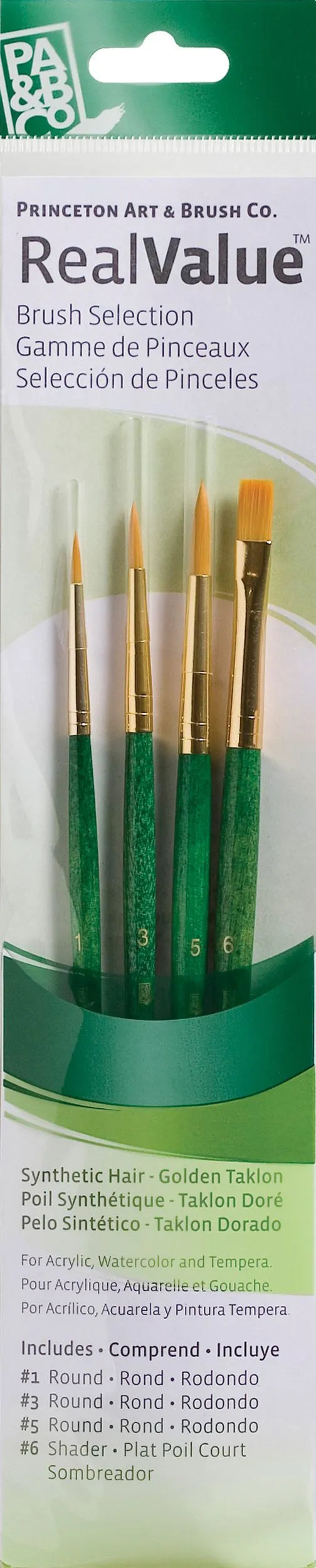 Princeton Real Value Brush Packs