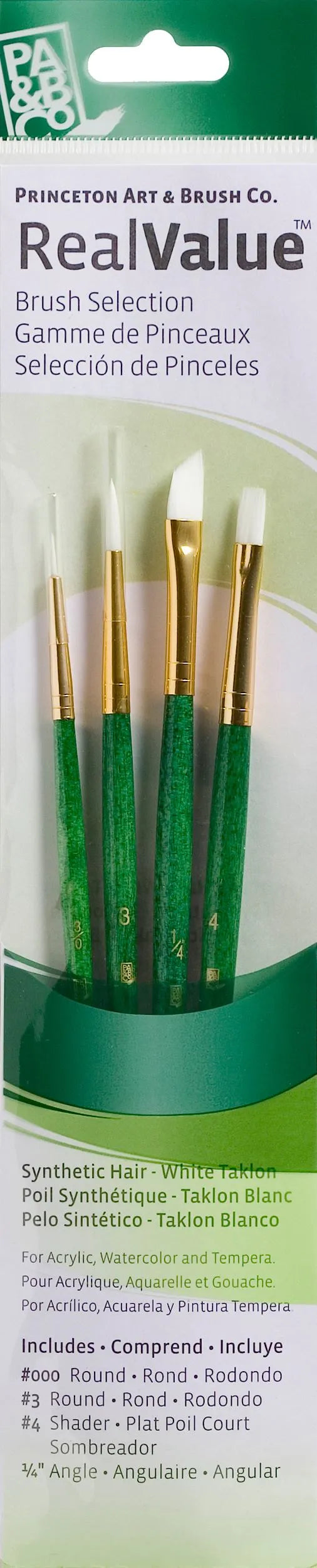 Princeton Real Value Brush Packs