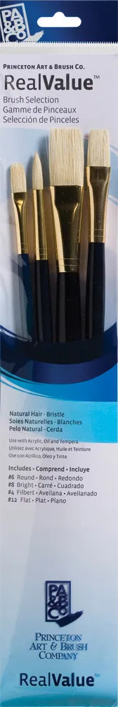 Princeton Real Value Brush Packs
