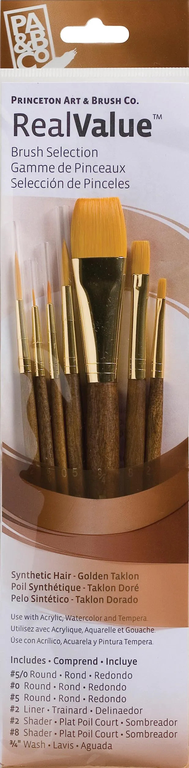Princeton Real Value Brush Packs
