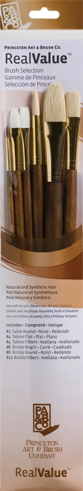 Princeton Real Value Brush Packs