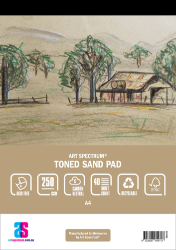 Art Spectrum A4 Toned Pad 250gsm (40sht)
